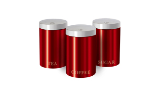 Berlinger Haus BH-1343 Μοντέρνο Σετ 3 τεμ. Μεταλλικών Βάζων για καφέ