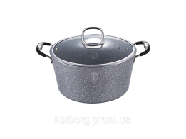 Berlinger Haus BH-1153Ν Αντικολλητική Κατσαρόλα 28cm με Τριπλή Μαρμάρινη Επίστρωση Stone-Touch