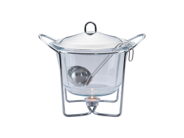 Berlinger Haus Γυάλινο Πυρίμαχο Σκεύος Σούπας 4Lt, με Ανοξείδωτη Βάση, BH-1384