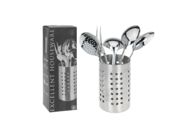 Excellent Houseware Σετ Εργαλεία Κουζίνας 6 τεμ. από Ανοξείδωτο ατσάλι με Βάση