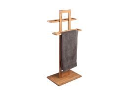 Aria Trade Ξύλινη Κρεμάστρα Δαπέδου 85x37x25 cm Bamboo