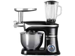 Royalty Line Κουζινομηχανή, μίξερ ζαχαροπλαστικής, 1900 Watt με Κάδο 6.5lt, RL-PKM1900.7BG Μαύρο