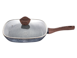 Berlinger Haus Τηγάνι Γκριλ Grill 28 cm και γυάλινο καπάκι, Forest Line, BH-1599N