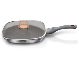 Berlinger Haus BH-6005 Τηγάνι Γκρίλ (Grill) 28 cm με γυάλινο καπάκι