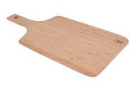 Ξύλινη Επιφάνεια Κοπής από Bamboo με λαβή, 38x20x2cm