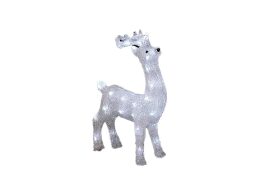 Διακοσμητικός Φωτιζόμενος Τάρανδος με 40 LED από ακρυλικό υλικό, 30,5x15x45,5 cm