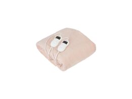 Camry CR-7424 Διπλή Ηλεκτρική Κουβέρτα 60W 150x160cm Σομόν