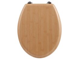 Καπάκι λεκάνης μπάνιου σε σχέδιο τύπου ξύλο Bamboo, 45x37x5.5 cm
