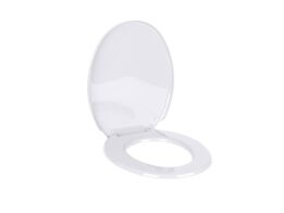 Καπάκι λεκάνης μπάνιου σε λευκό χρώμα, 36.5x45.4x3 cm