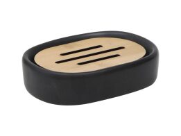 Aria Trade Σαπουνοθήκη Επιτραπέζια Μπαμπού Πολύχρωμη 51720