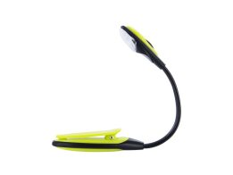 LED Φωτάκι Νυκτός Βιβλίου με Κλιπ, Book Light Λαχανί