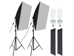Aria Trade Επαγγελματικό Σετ Φωτισμού Softbox Set