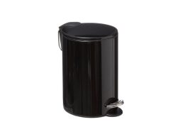 Μεταλλικός Κάδος απορριμμάτων 3L σε Mαύρο χρώμα, 17X20X24cm