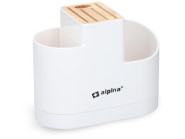 Πλαστική Θήκη για Μαχαιροπίρουνα με υποδοχές για Μαχαίρια, 26x12x21 cm, Utility holder