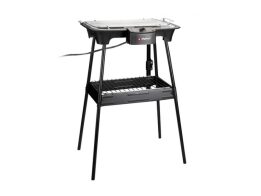 Alpina Ηλεκτρική Ψησταριά Μπάρμπεκιου BBQ, 2000W, Αφαιρούμενη Επιφάνεια Ψησίματος, 43x35x60 cm