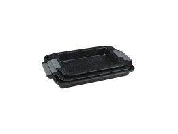 Royalty Line Σετ Αντικολλητικά Ταψιά Αλουμινίου 3 τεμαχίων με Μαρμάρινη Επίστρωση, RL-CC3