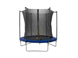 Dunlop Τραμπολίνο Ø244cm με Δίχτυ Ασφαλείας Ύψους 165 cm για Εξωτερικό Χώρο 19345