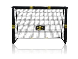 Umbro Μεταλλικό Τέρμα Ποδοσφαίρου σε Μαύρο Κίτρινο χρώμα 180x120x60 cm, 26892