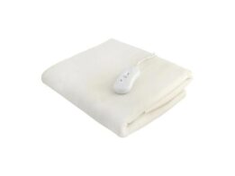 Aria Trade Μονή Ηλεκτρική Κουβέρτα 65W 190x80cm Λευκό