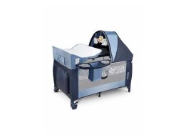 Lionelo Παρκοκρέβατο 2 επιπέδων με αλλαξιέρα, σε μπλε χρώμα, 127x65x77 cm, 700061