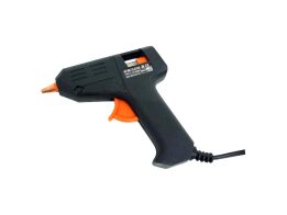 Kinzo Πιστόλι Κόλλας Σιλικόνης 10W με 2 Ανταλλακτικά Στικ 2.1x11.5x10cm 04484 Μαύρο