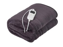 Camry Διπλή Ηλεκτρική Κουβέρτα Θερμαινόμενο Υπόστρωμα 110W 160x180cm CR 7418 Ανθρακί