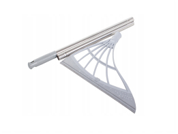 Σκούπα δαπεδου βεντάλια από σιλικόνη, μηκος 95cm σε γκρι χρώμα, για όλες τις επιφάνειες