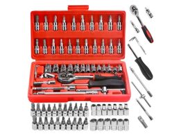 Σετ 46 τεμαχίων Εργαλειοθήκη Κατσαβιδιών με Καστάνια & Καρυδάκια