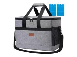 Aria Trade Αδιάβροχη Ισοθερμική Τσάντα Για Πικνικ Με Λαβή Μεταφοράς Με 2 Παγοκύστες 20L 47x28.5x30cm