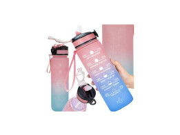 Παγούρι νερού πλαστικό 1L πολύχρωμο 29x7.5 cm