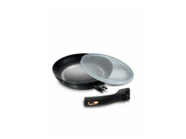 Berlinger Haus Αντικολλητικό Τηγάνι 24cm με αποσπώμενη λαβή, BH-1951 Black Rose Collection