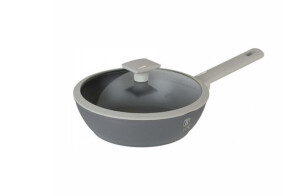 Berlinger Haus Αντικολλητικό Βαθύ Τηγάνι 24cm με Γυάλινο Καπάκι, BH-7069 Aspen Collection