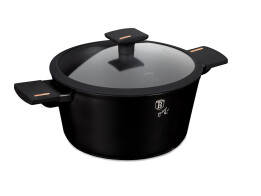 Berlinger Haus Αντικολλητική Κατσαρόλα 24cm με Μαρμάρινη Επίστρωση, BH-7087N Monaco Collection