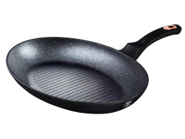 Berlinger Haus Αντικολλητικό Τηγάνι Γκριλ για ψάρια 35x25 cm, BH-7149 Black Rose Collection