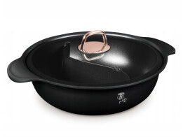 Berlinger Haus Αντικολλητική Κατσαρόλα 30cm με Μαρμάρινη Επίστρωση, BH-8627 Black Rose Collection