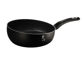 Berlinger Haus Αντικολλητικό Τηγάνι Γουόκ Wok 26cm, BH-1854 Black Silver Collection