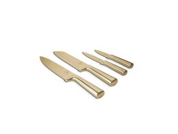 Berlinger Haus Σετ Μαχαίρια 4 Τμχ. Ανοξείδωτα Σε Χρυσό Χρώμα, Leonardo Collection BH-2976