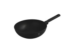 Berlinger Haus Αντικολλητικό Τηγάνι Wok 28cm από Αλουμίνιο, Matte Black Collection, BH-8180