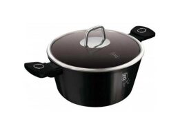 Berlinger Haus Αντικολλητική Kατσαρόλα 24cm Χωρητικότητας 4.1lt, Black Vantage Collection,BH-8225