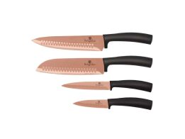 Berlinger Haus Σετ Μαχαίρια 4 Τεμαχίων από Ανοξείδωτο Ατσάλι, Metallic Line  Rose Gold, BH-2385N