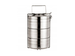 Berlinger Haus Σετ Δοχείων Μεταφοράς Φαγητού από Ανοξείδωτο Ατσάλι τριών επιπέδων, BH-7202