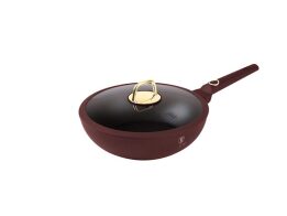Berlinger Haus Αντικολλητικό Τηγάνι Wok 28cm με Καπάκι, Leonardo Collection, BH-8034