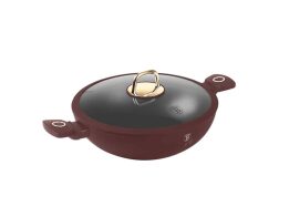 Berlinger Haus Αντικολλητικό Τηγάνι Wok 30cm με Καπάκι, Leonardo Collection, BH-8035
