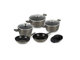 Berlinger Haus Σετ Μαγειρικά Σκεύη 10 Τμχ Αλουμινίου, Crystal Collection, BH-7773