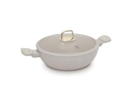 Berlinger Haus Αντικολλητική Ρηχή Κατσαρόλα 30cm με Γυάλινο Καπάκι, Sahara Collection BH-8069