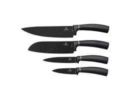 Berlinger Haus Σετ Μαχαίρια 4 Τεμ από Ανοξείδωτο Ατσάλι, Metallic Line Carbon Pro Edition BH-2888