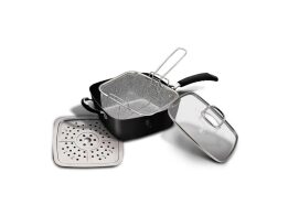 Berlinger Haus Σετ Τηγάνι Με Καπάκι 4 τεμ σε μαύρο χρώμα, Black Professional Line BH-6554