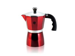 Berlinger Haus Καφετιέρα για Espresso για 3 Φλυτζάνια καφέ, Metallic Line Burgundy BH-8544NO-18