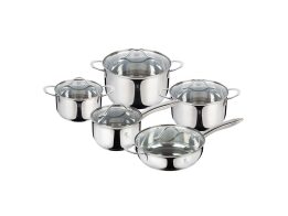 Berlinger Haus Σετ Μαγειρικά Σκεύη 10 Τεμ. από Ανοξείδωτο Ατσάλι, Silver Jewellery BH-6660