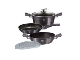 Berlinger Haus Σετ Μαγειρικά Σκεύη 6 Τεμ. από Σφυρήλατο Αλουμίνιο, Metallic Line Carbon Pro BH-6905